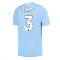 Manchester City Ruben Dias #3 Domáci futbalový dres 2023-24 Krátky Rukáv